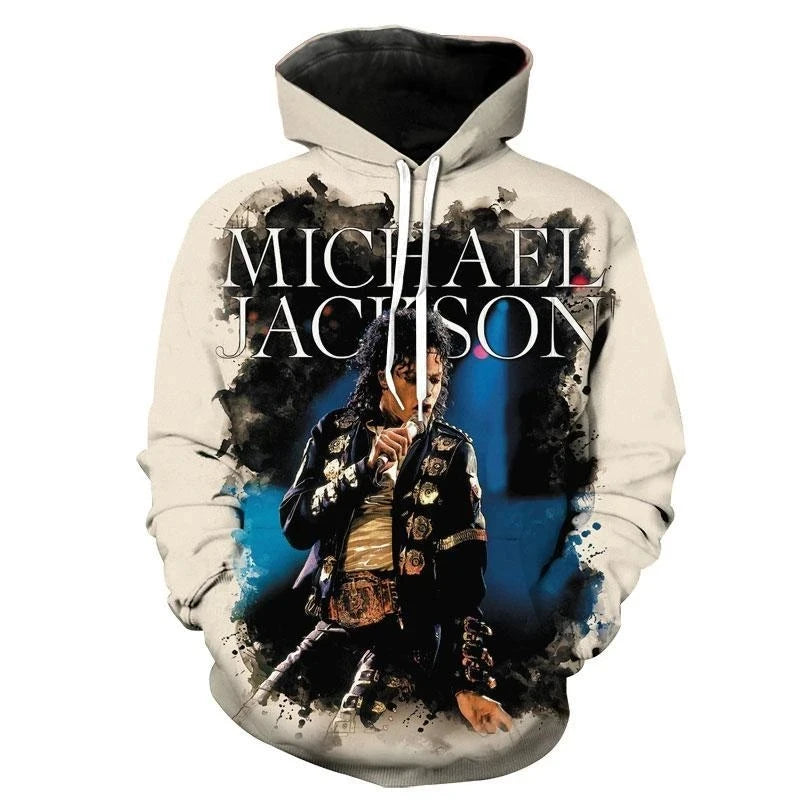 Popstar King Singer Michael Jackson Hiphop Newfashion Pullover Unisex 3Dprint Zipper/Hoodies/Sweatshirts/Jacket 12