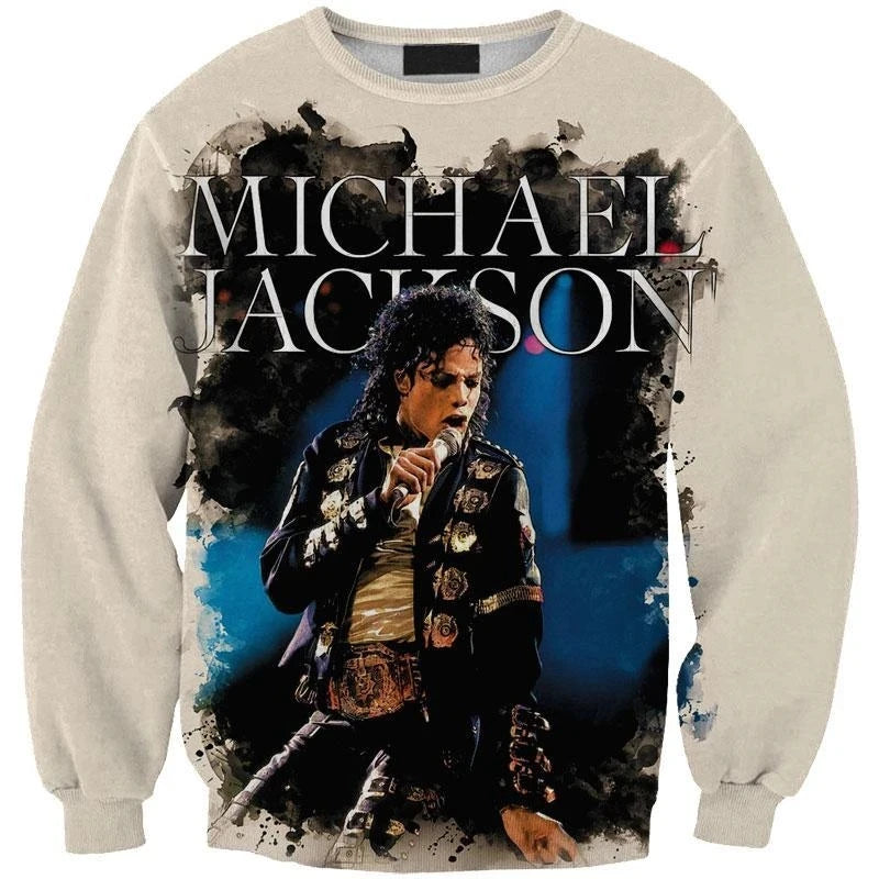 Popstar King Singer Michael Jackson Hiphop Newfashion Pullover Unisex 3Dprint Zipper/Hoodies/Sweatshirts/Jacket 12